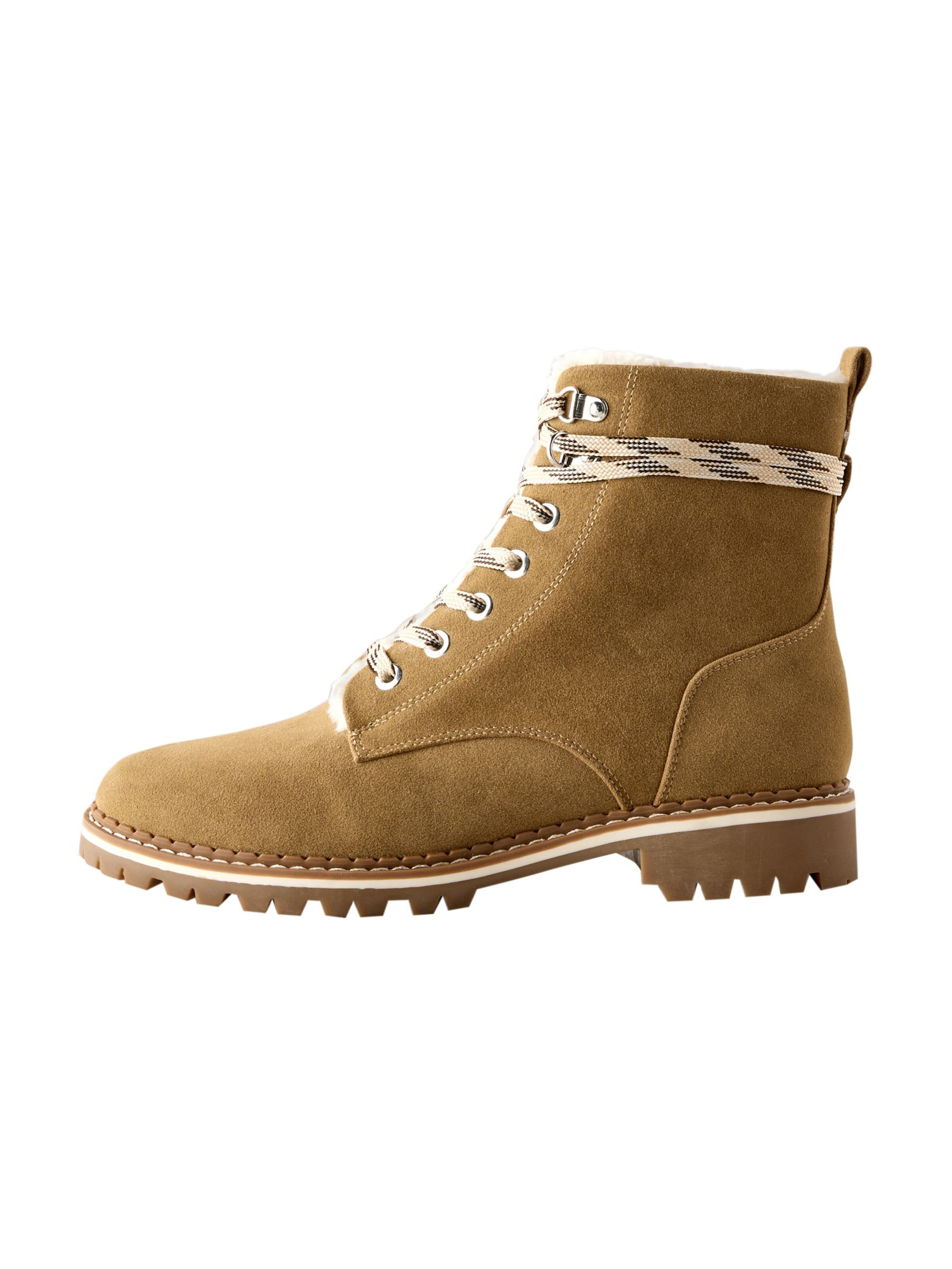 Next Bottines à lacets 'Forever Comfort' en sépia, Vue avec produit