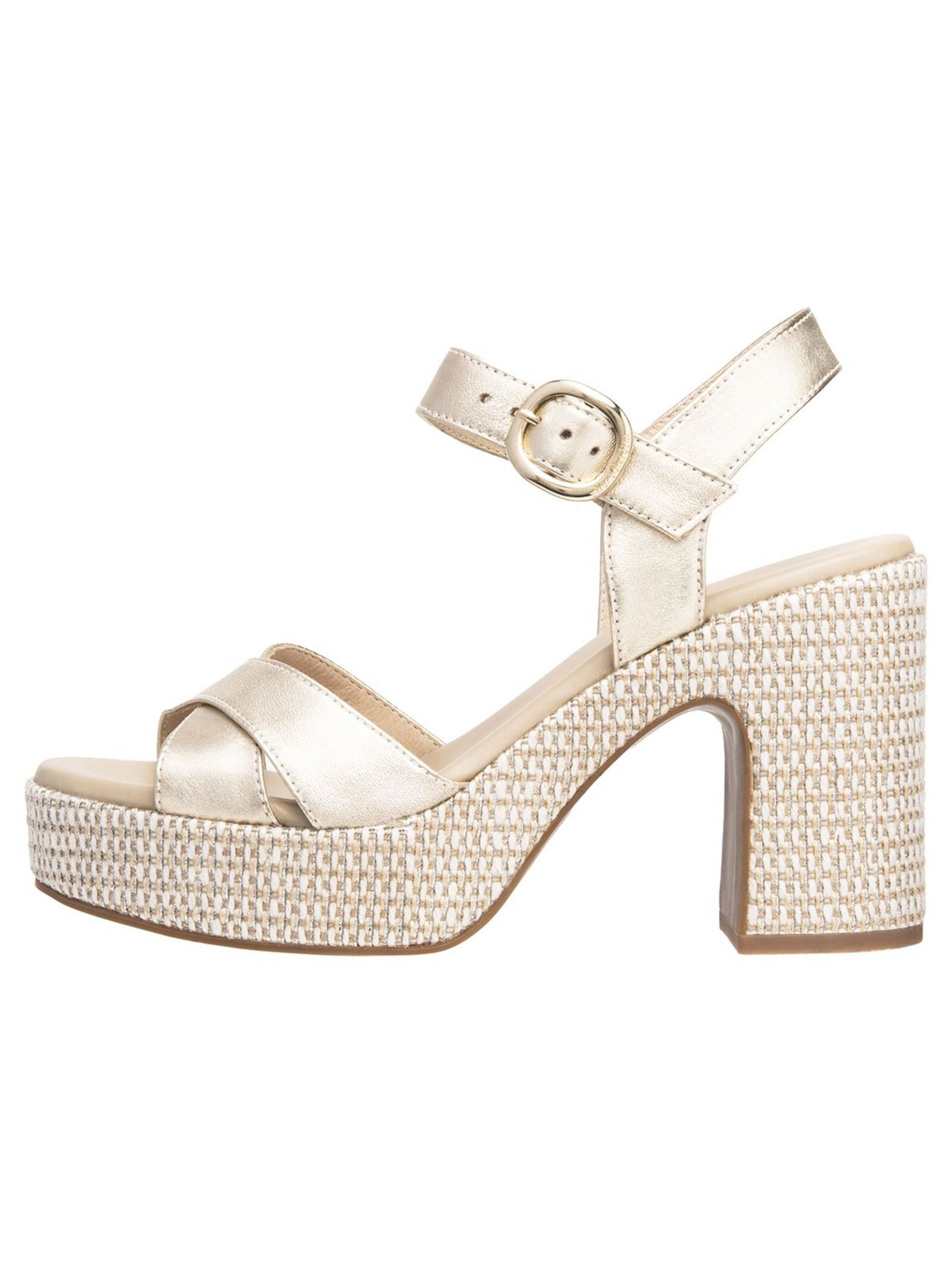 Nero Giardini Strap sandal in Gold