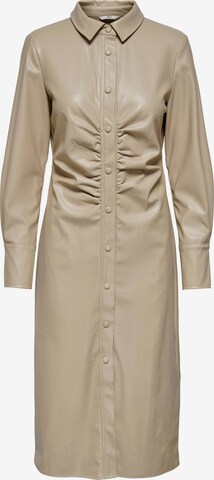 Robe-chemise 'Leanna' ONLY en beige : devant