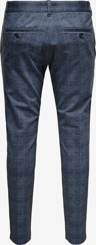 Only & Sons Slimfit Chino hlače 'Mark' | modra barva
