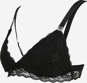 Triangle Soutien-gorge 'Sidsel' MAMALICIOUS en noir : devant