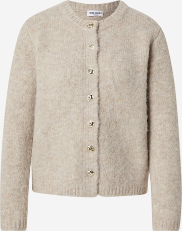 Giacchetta 'BUTTONED CARDIGAN' di noar studios in beige: frontale