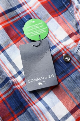 Commander Button Up Shirt in XL in Blue
