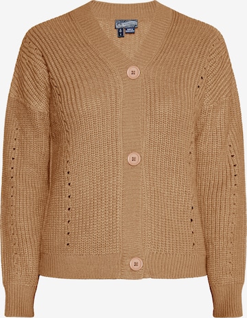 Cardigan DreiMaster Vintage en marron : devant