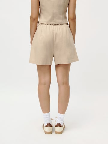 Regular Pantalon à pince 'Cinzia' LeGer by Lena Gercke en beige