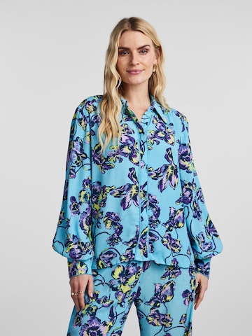 Y.A.S Blouse 'Topaz' in Blauw: voorkant