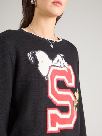 PRINCESS GOES HOLLYWOOD Pullover 'Snoopy' in Schwarz