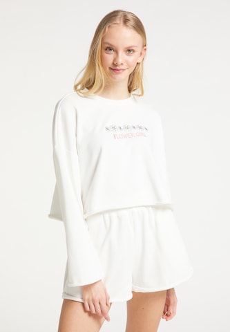 Tuta jumpsuit di MYMO in bianco: frontale