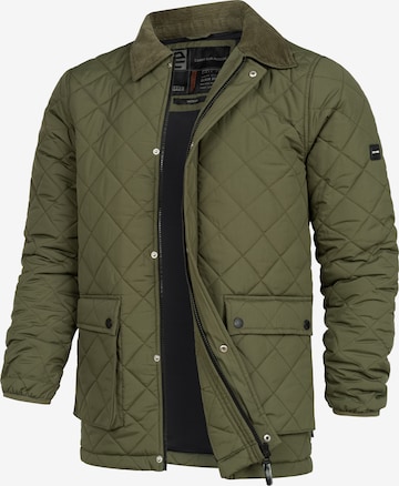 INDICODE JEANS Tussenjas 'Drills' in Groen: voorkant