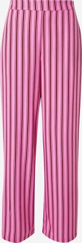 ICHI Lużny krój Spodnie 'GEARO' w kolorze różowy: przód