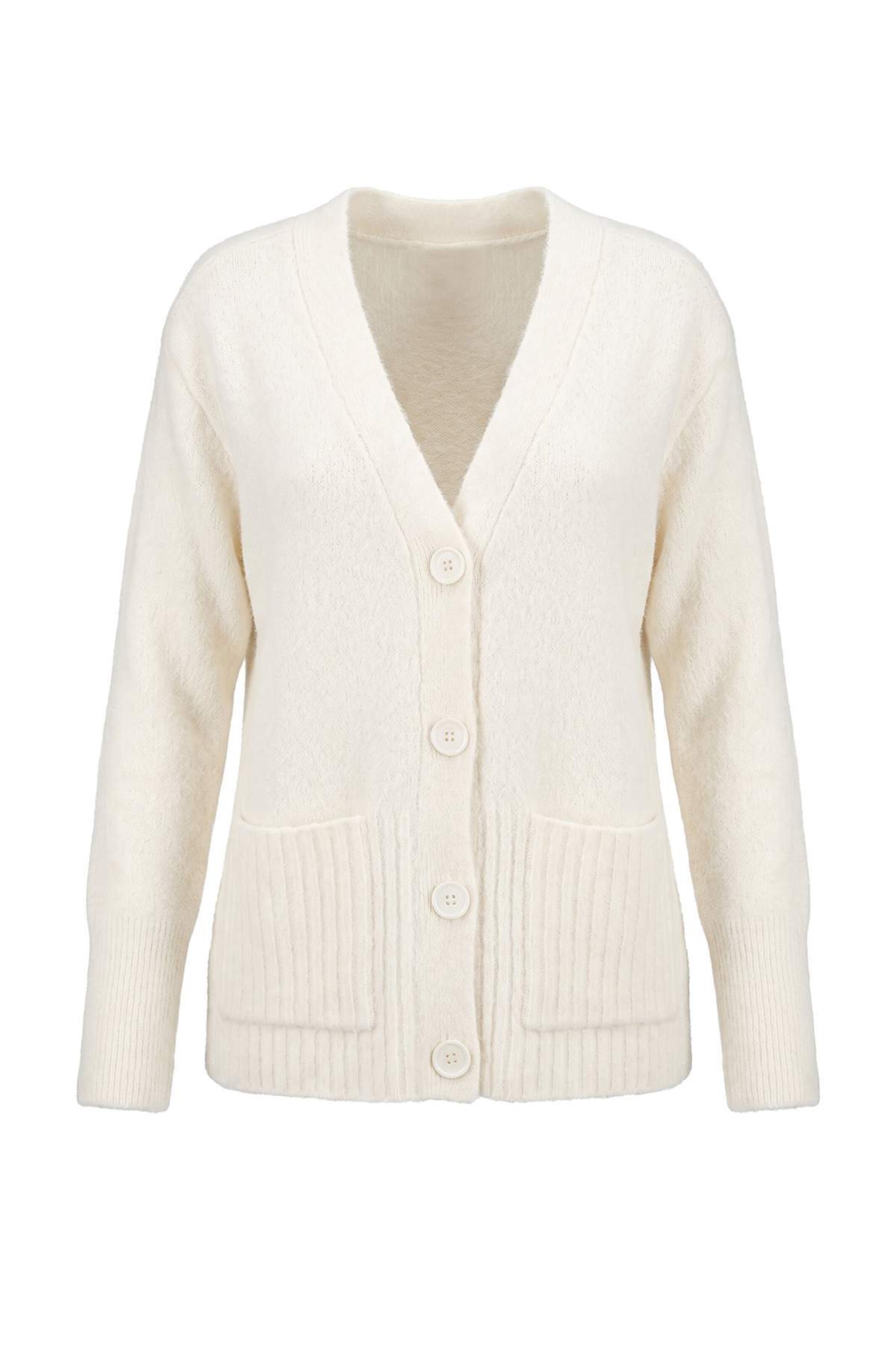 Trendyol Gebreid vest in XS-S in de kleur Crème, Productweergave