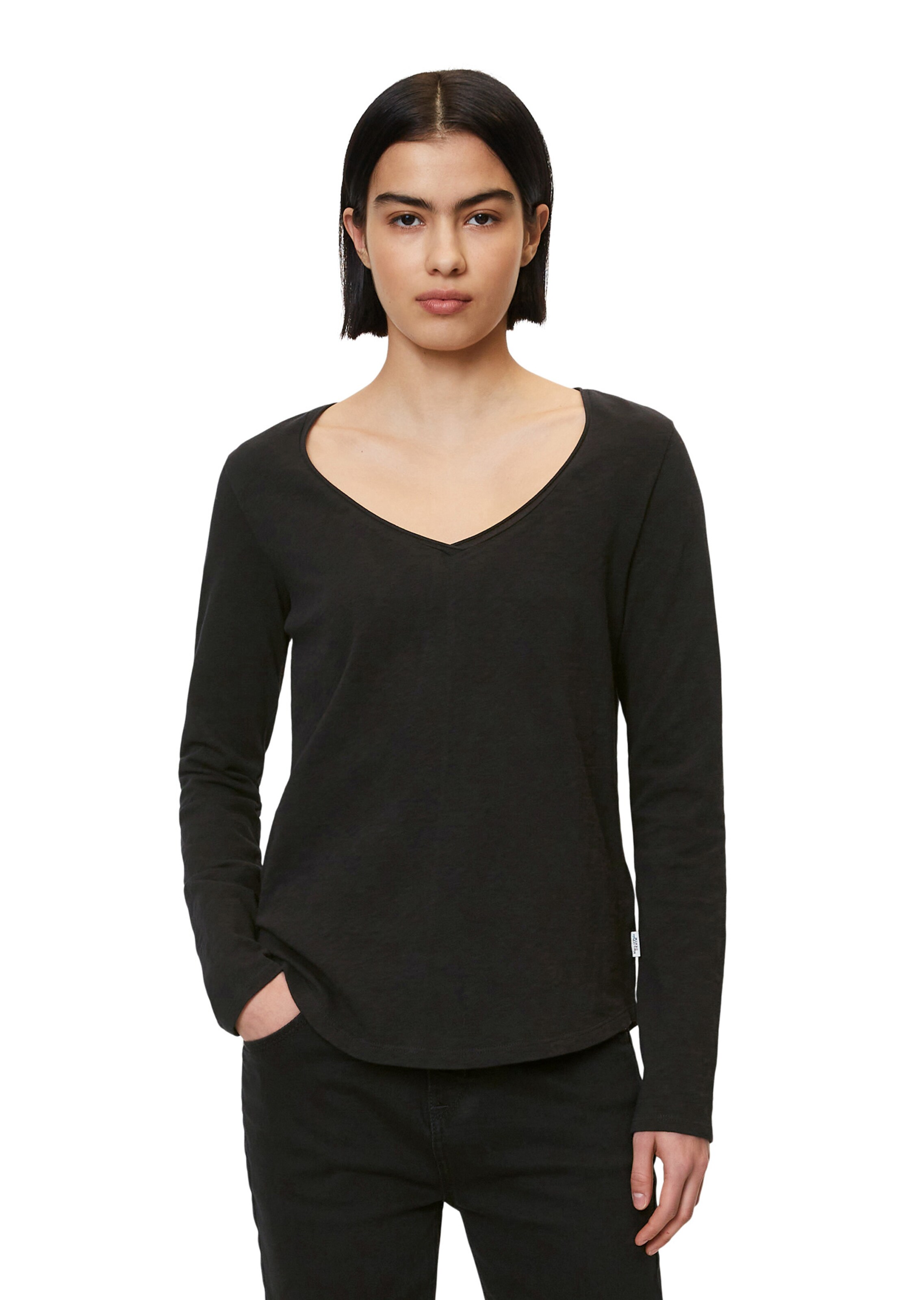 Marc O'Polo DENIM T-shirt i svart: framsida