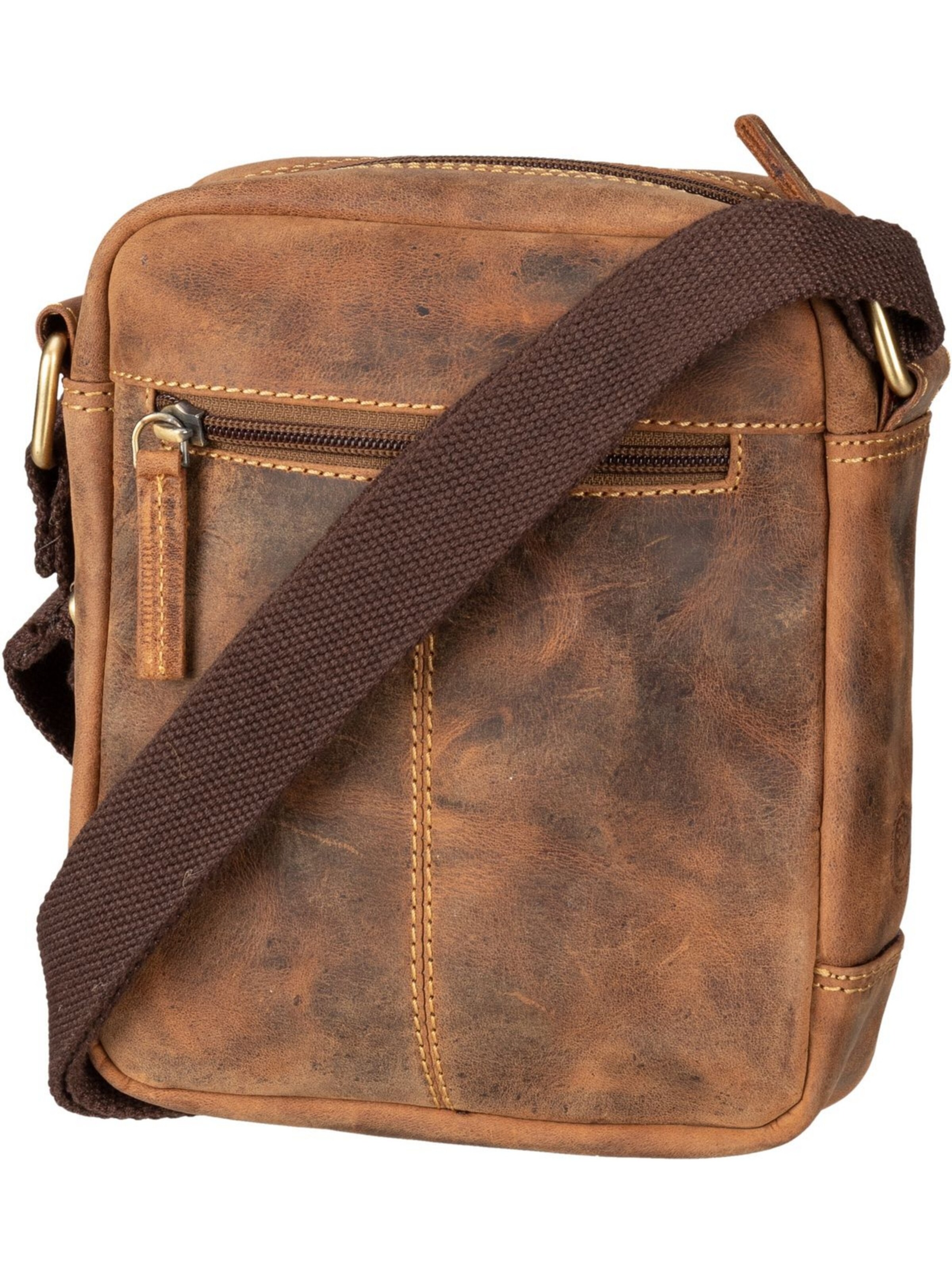 Borsa a tracolla 'Vintage 1556' di GREENBURRY in marrone