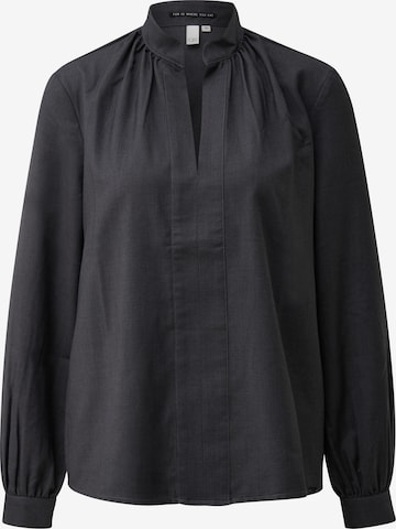 Chemisier QS en noir : devant