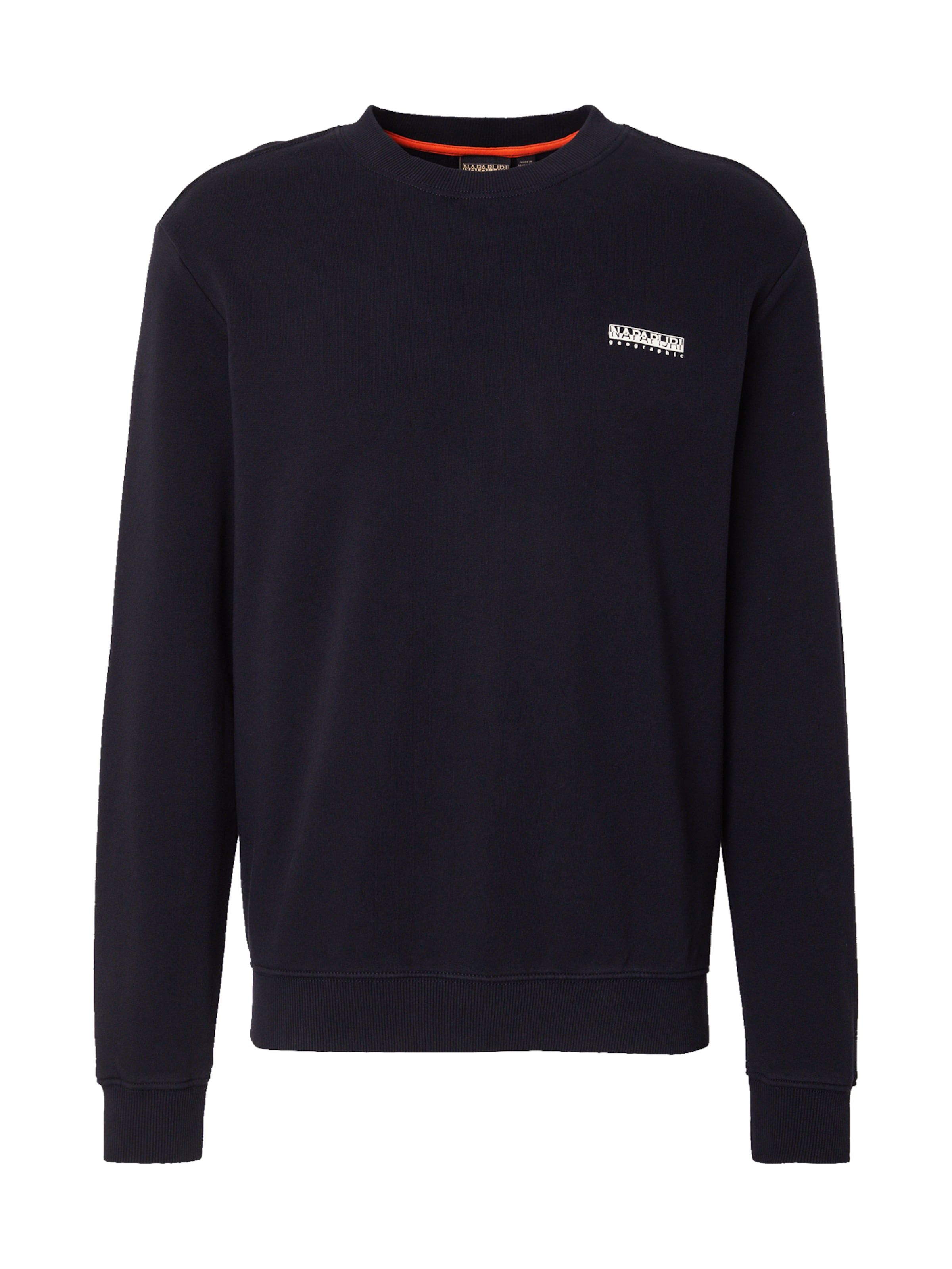 NAPAPIJRI Sweatshirt in Black: front