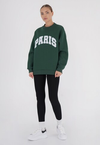 FRESHLIONS Sweatshirt 'Paris' in Green