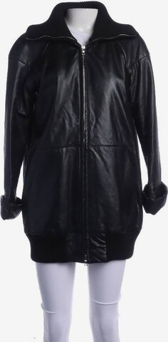 Marc Jacobs Lederjacke / Ledermantel XS in Schwarz: predná strana