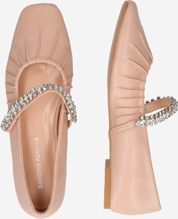 Dorothy Perkins Strap ballerina 'Pascal' in Pink
