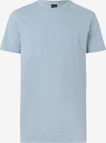 BOSS Тениска 'Thinking 1' в синьо: отпред