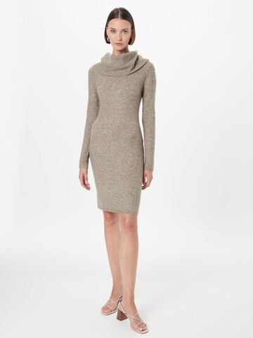 ABOUT YOU Knitted dress 'Medea' in Brown: front