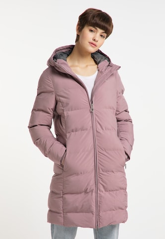 MYMO Zimný kabát - ružová: predná strana