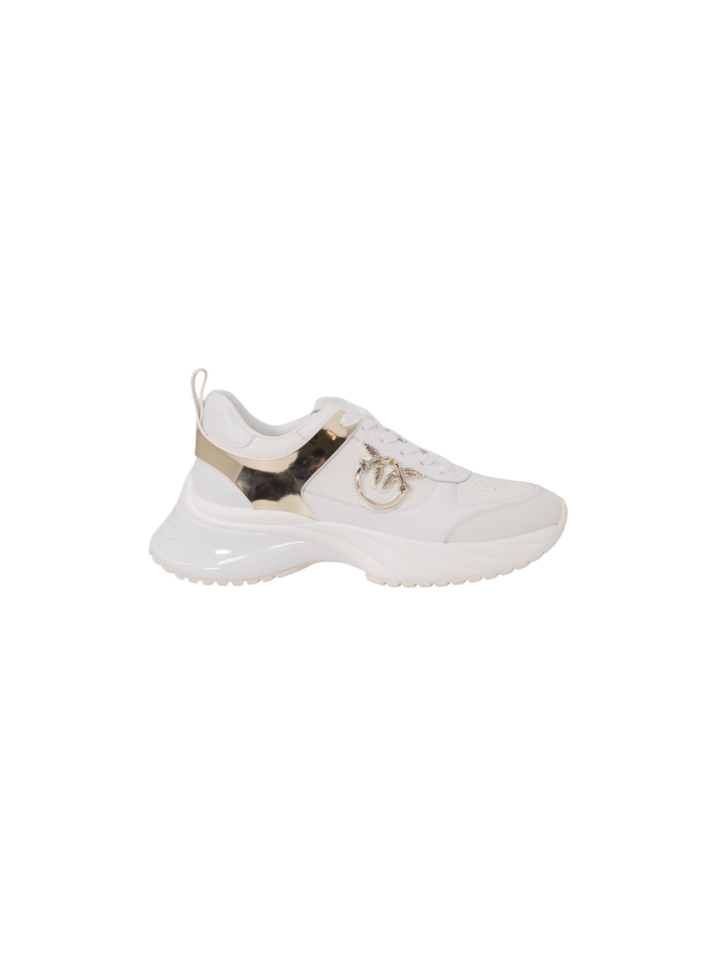 PINKO Låg sneaker 'ARIEL 02 - TUMBLED SS0027P025' i vit