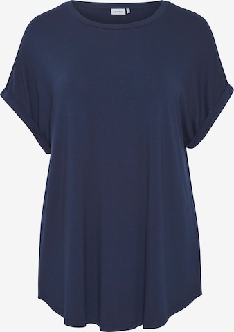 T-shirt 'FPDot' Fransa Plus Size en bleu : devant