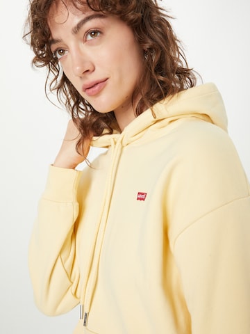 LEVI'S ® Sweatshirt 'Standard Hoodie' in Yellow