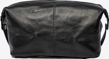 bupell Kulturtasche 'Mimmo' in Schwarz: Vorderseite