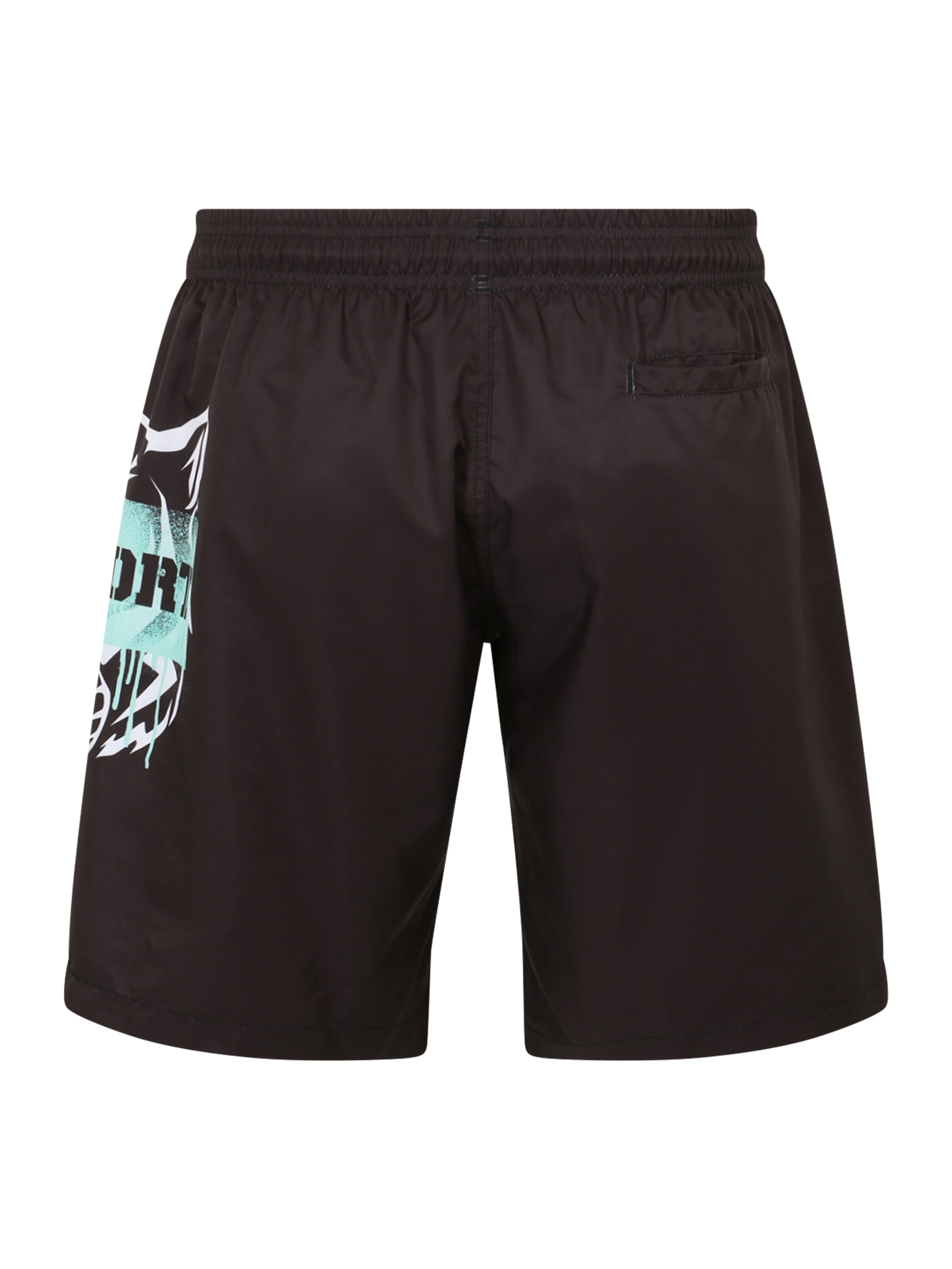 Plein Sport Badeshorts 'Tiger' i sort