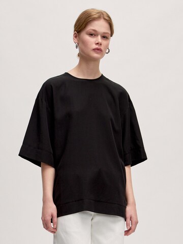 T-shirt 'Catherine' EDITED en noir : devant