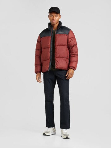 Giacca per outdoor 'Puffect III' di COLUMBIA in rosso