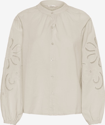 Chemisier 'Timia' Cream en beige : devant