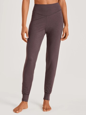 CALIDA Pyjamabroek 'DEEPSLEEPWEAR Warming' in Blauw