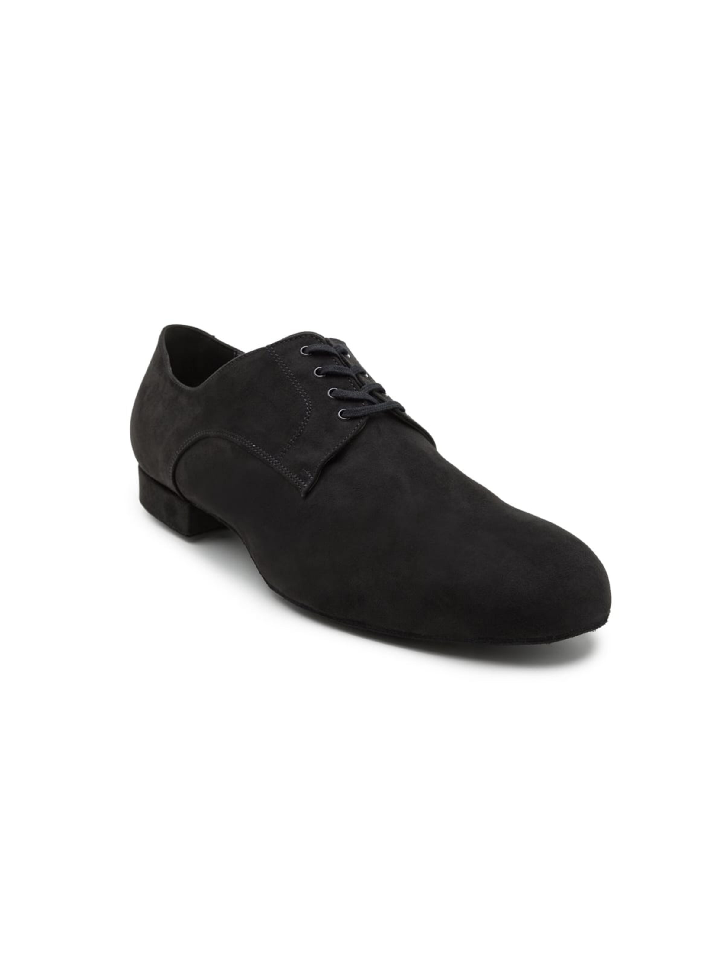 Dancing Queens Classic Flats 'Dancing Queens - Noble Tanzschuhe Wildleder' in Black: front