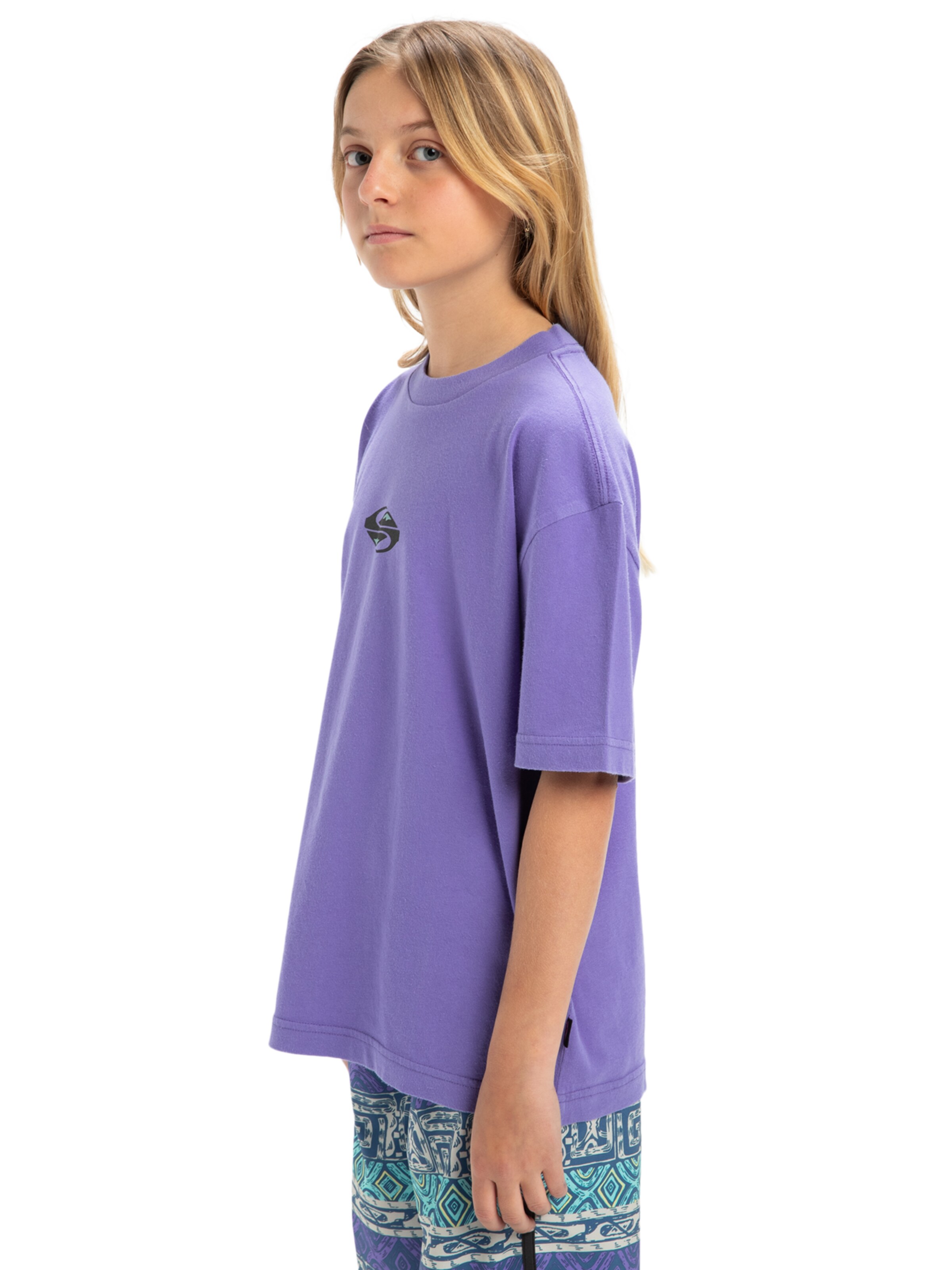 T-Shirt 'Global Heat' QUIKSILVER en violet