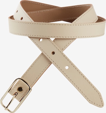 LAURA SCOTT Belt in Beige: front