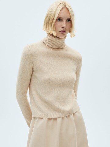 MANGO Pullover 'MARIANA' i beige: forside
