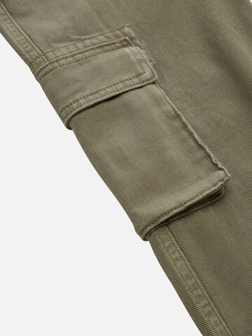 TOM TAILOR Loose fit Trousers in Green