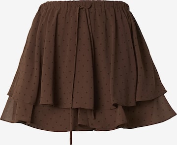 Estelou - Falda en marrón: frente
