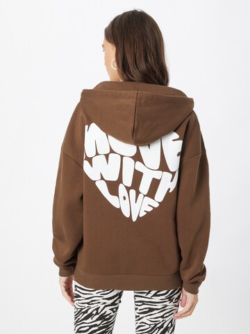 NA-KD Sweatshirt in Brown