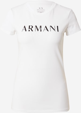 ARMANI EXCHANGE Koszulka w kolorze biały: przód