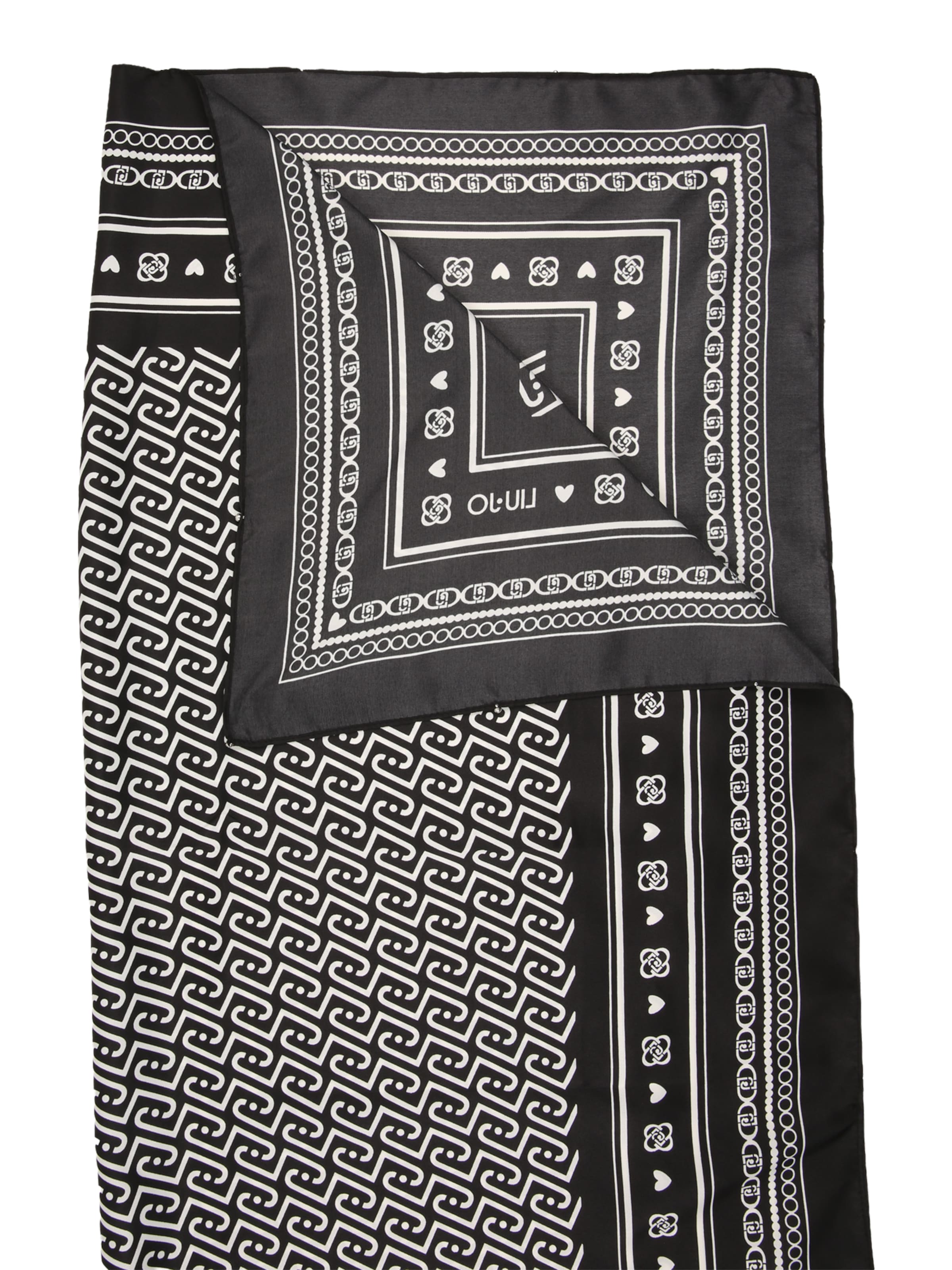Liu Jo Φουλάρι 'ECS FOULARD' σε One Size σε μαύρο / λευκό, Άποψη προϊόντος
