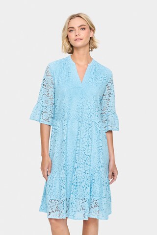 SAINT TROPEZ Kleid in Blau: Vorderseite