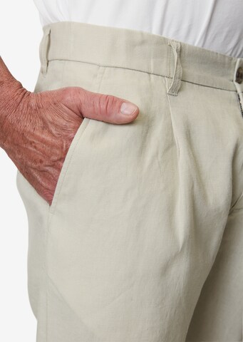Regular Pantalon à pince 'Osby' Marc O'Polo en gris