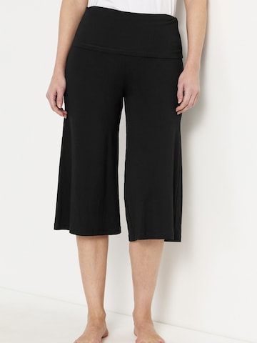 Cellbes of Sweden Wide Leg Hose in Schwarz: Vorderseite