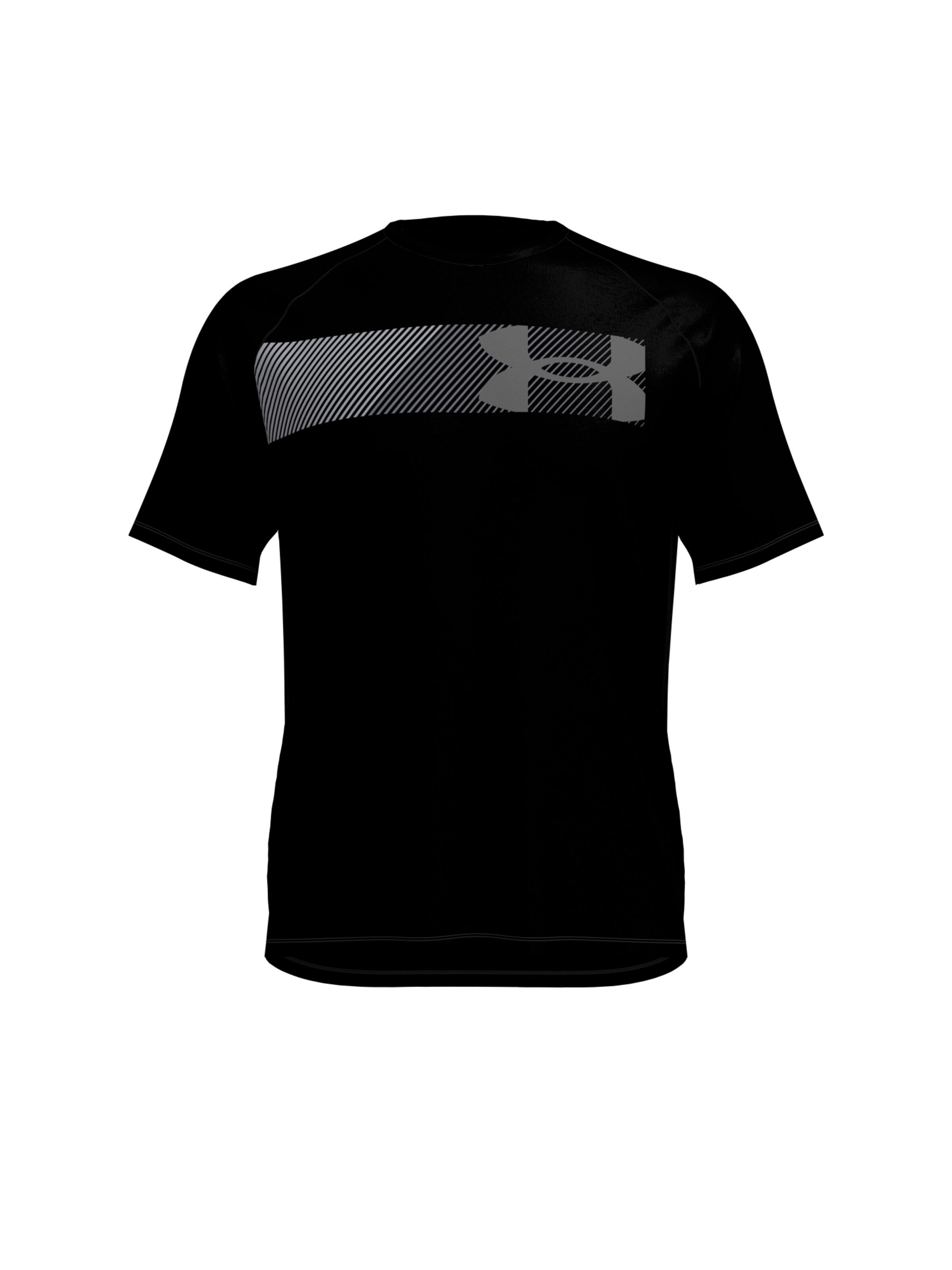 UNDER ARMOUR Functioneel shirt in Zwart: voorkant