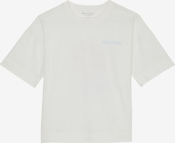 T-Shirt Marc O'Polo en blanc : devant