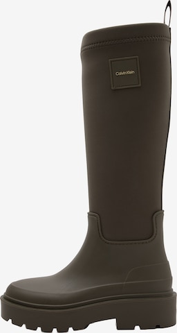 Calvin Klein Rubber boot in Green: front
