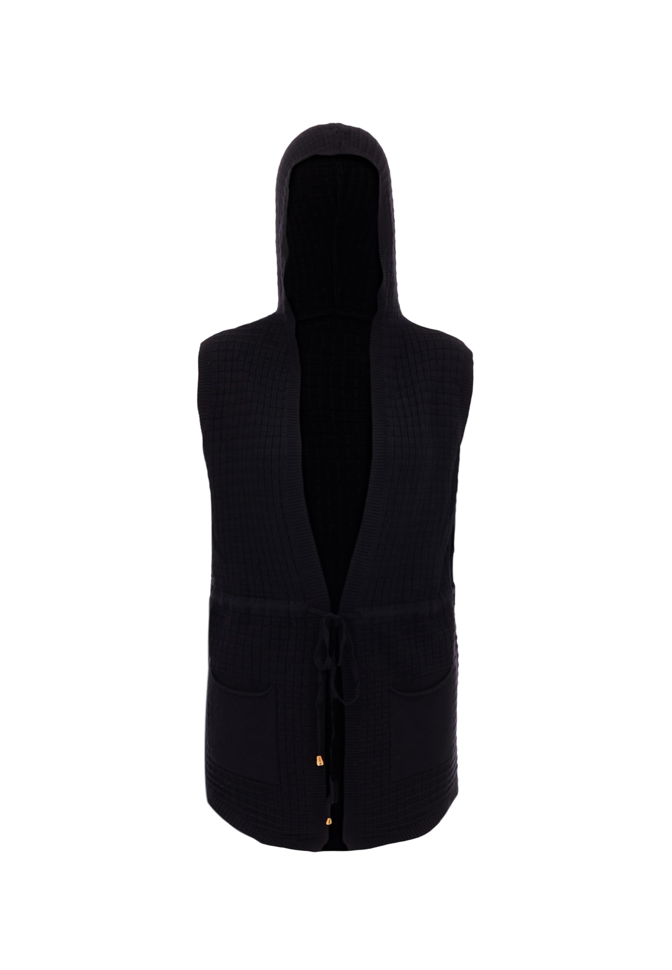 COBIE Knit cardigan in Black: front
